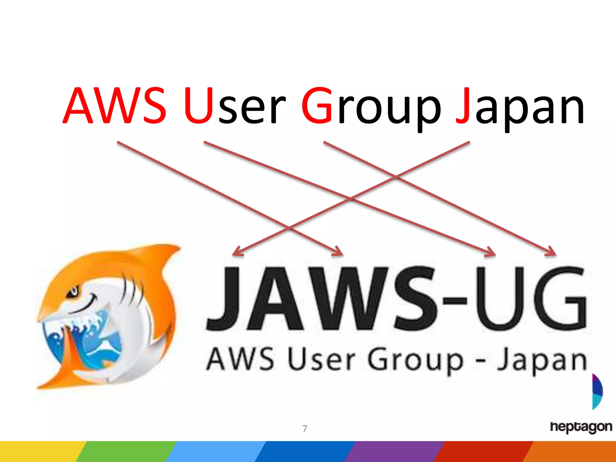 AWS User Group Japan
7
 