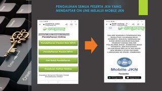 PENGALIHAN SEMUA PESERTA JKN YANG
MENDAFTAR ON LINE MELALUI MOBILE JKN
 