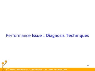 Performance  Issue : Diagnosis Techniques 