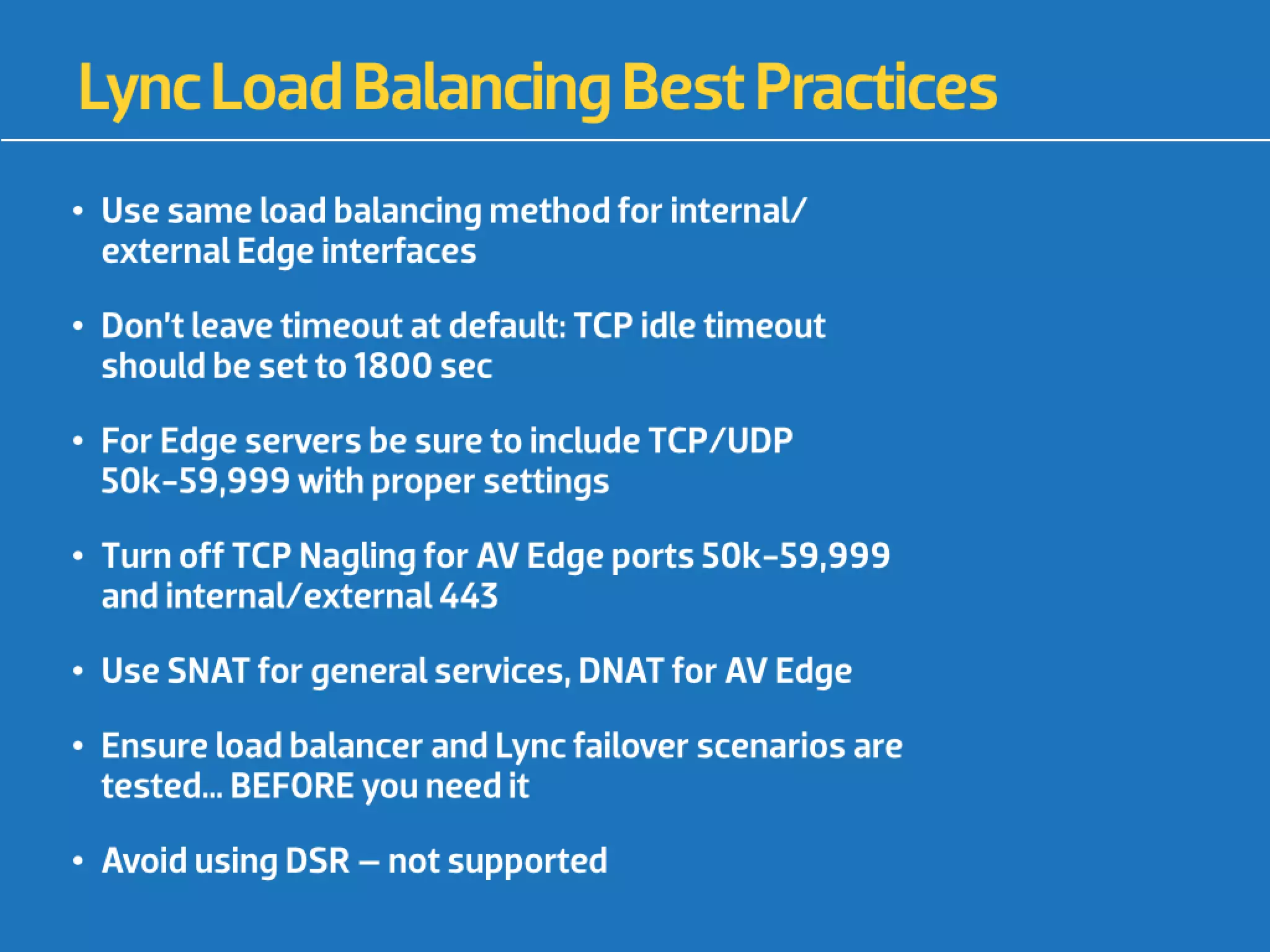 High Availability & Web Publishing for Skype for Business | PDF