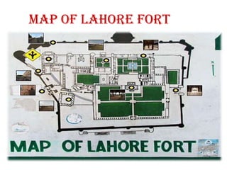 Map ofLahore Fort