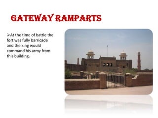 It had been designed to allow the emperor's elephant mounted caravan to pass through.