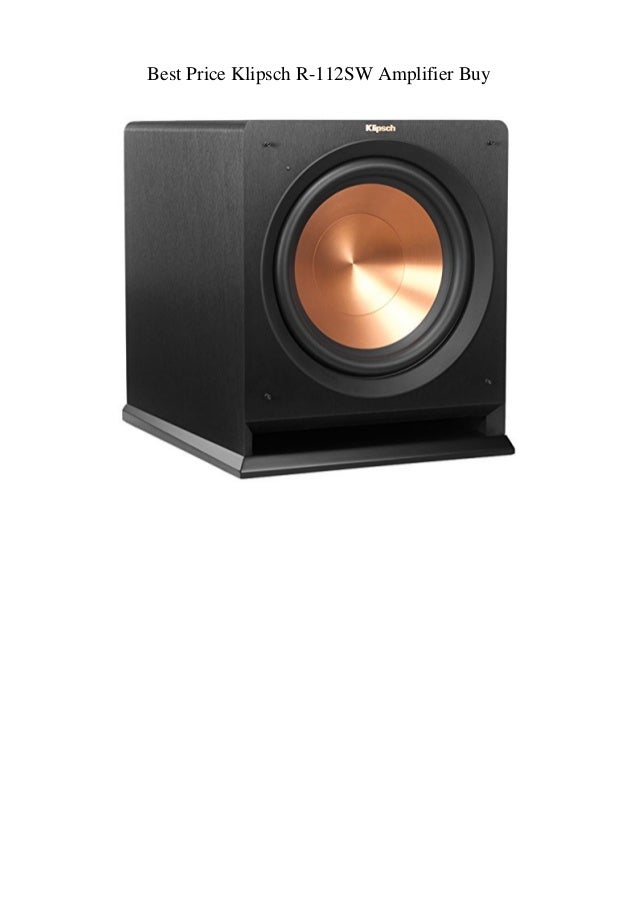 klipsch r112sw