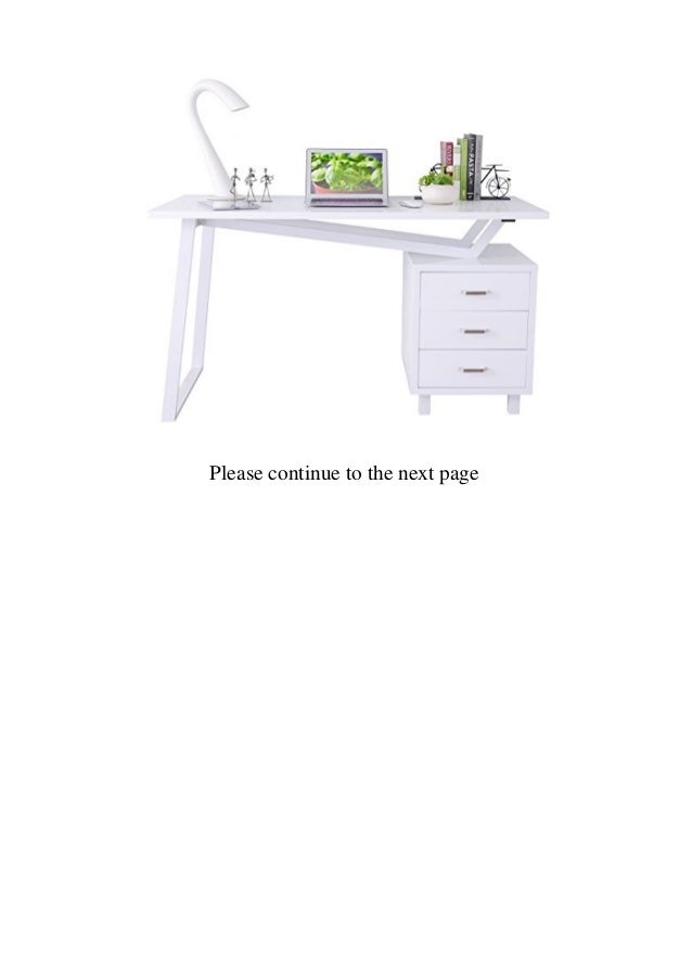 Best Sixbros Computer Desk Office High Gloss White Best Sixbros Computer Desk