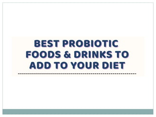Best Probiotic Foods & Drinks to Add To Your Diet - Yakult India