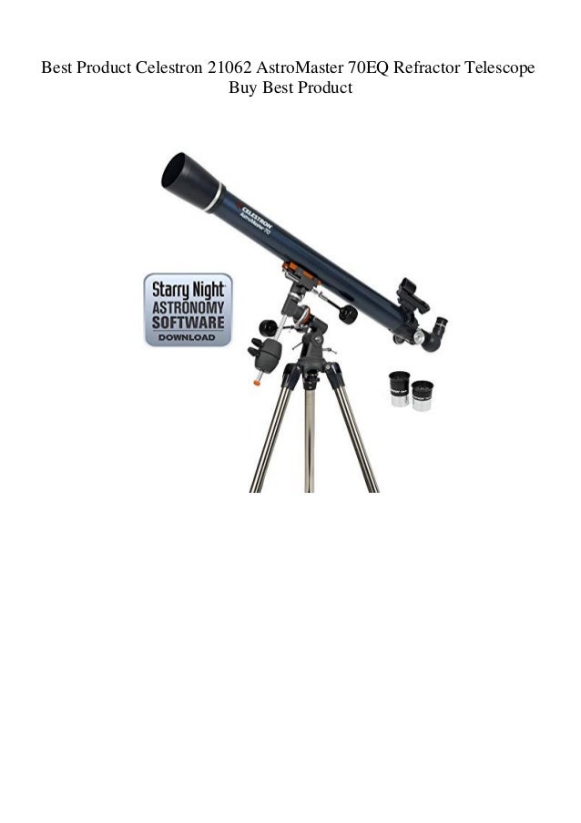 celestron 21062 astromaster 70eq refractor telescope