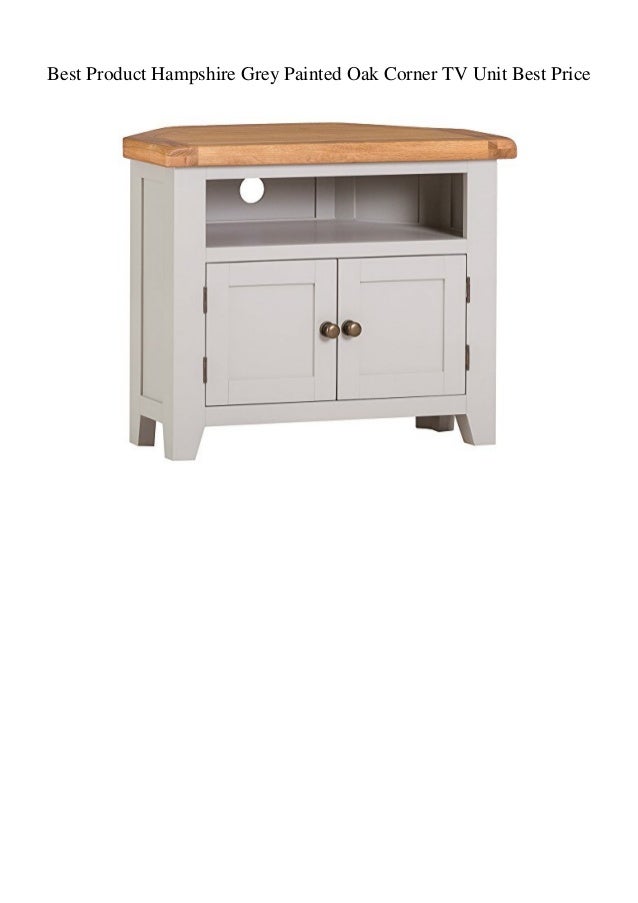 grey painted oak tv unit