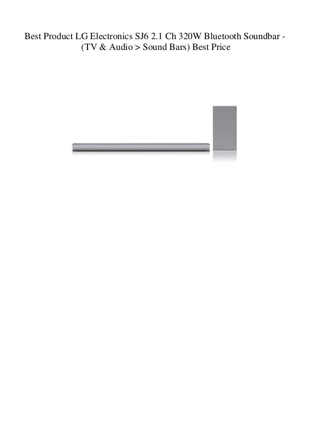lg 320w soundbar