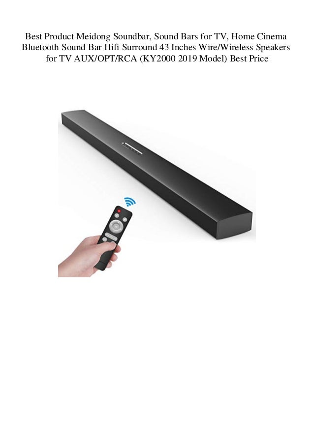 best surround sound soundbar 2019