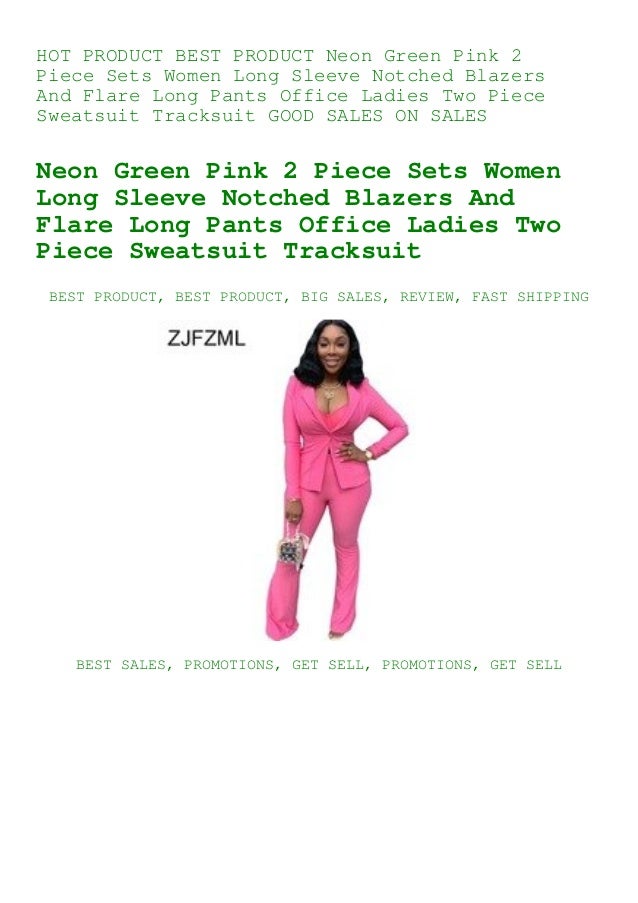 neon green tracksuit womens