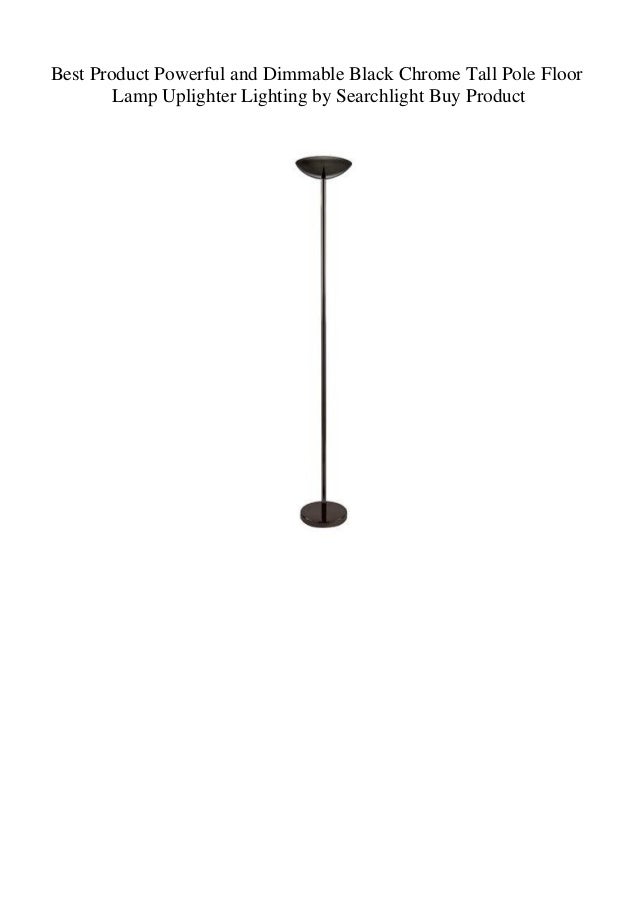 black uplighter floor lamp