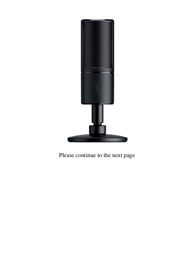 Best Product Razer Seiren X Usb Digital Microphone And Headphone Ampl Best Product Razer Seiren X Usb Digital Microphone And Headphone Ampl