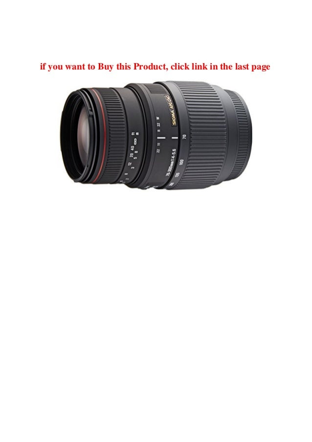 Best Product Sigma 70 300mm F4 5 6 Apo Macro Dg Lens For Sony Digital