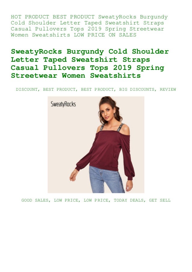cold shoulder letter taped sweatshirt