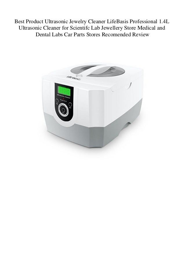 Best Product Ultrasonic Jewelry Cleaner LifeBasis