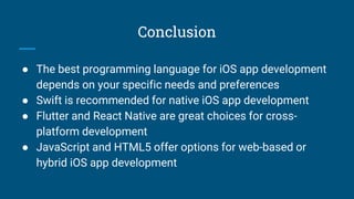 Best Programming Languages For iOS App Development.pptx