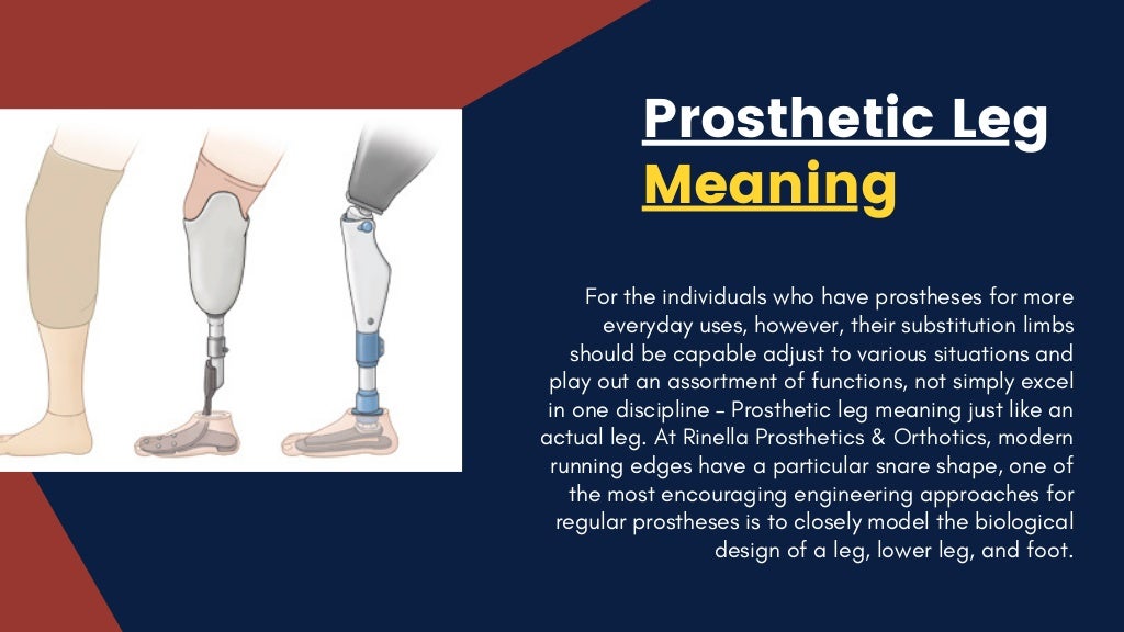 Best Prosthetic Leg Above Knee by Rinella Prosthetics & Orthotics