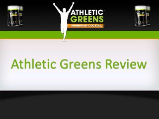 Athletic Greens Review
 