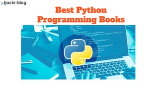 Best Python
Programming Books
 