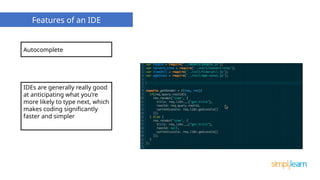 Best Python Ide Features Best Python IDE in AI and Data Analytics | PPTX