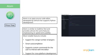 Best Python IDE in AI and Data Analytics | PPTX