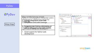 Best Python IDE in AI and Data Analytics | PPTX