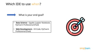 Best Python IDE in AI and Data Analytics | PPTX