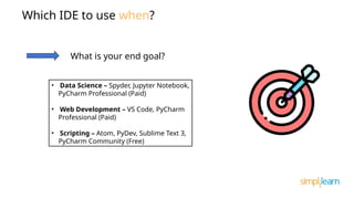 Best Python IDE in AI and Data Analytics | PPTX