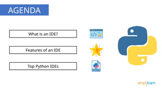 Best Python Ide Features Best Python IDE in AI and Data Analytics | PPT