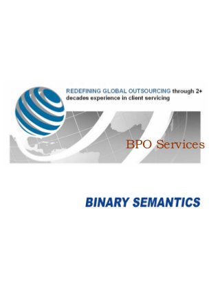 BPO Services
 