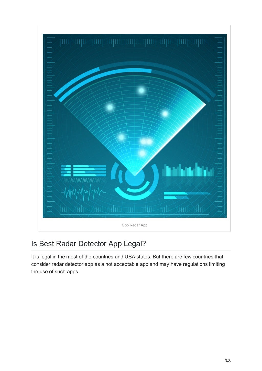 Best radar detector app