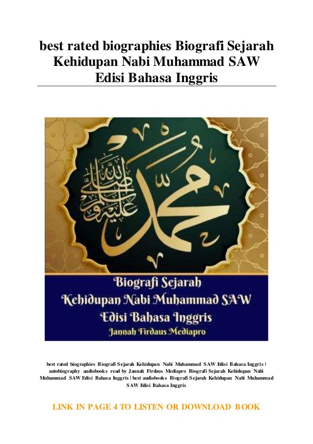Best Rated Biographies Biografi Sejarah Kehidupan Nabi Muhammad Saw E
