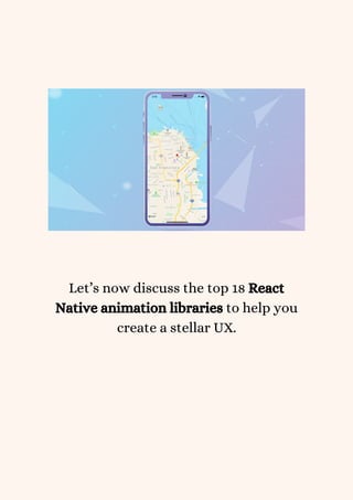 Best react native animation libraries & ui component of 2022 | PDF