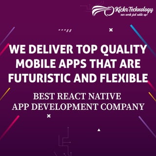 WE DELIVER TOP QUALITY
MOBILE APPS THAT ARE
FUTURISTIC AND FLEXIBLE


 