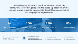 Best React UI Framework You Should Know In 2023 | PPT
