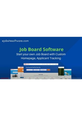 Job Board Software - ejobsitesoftware