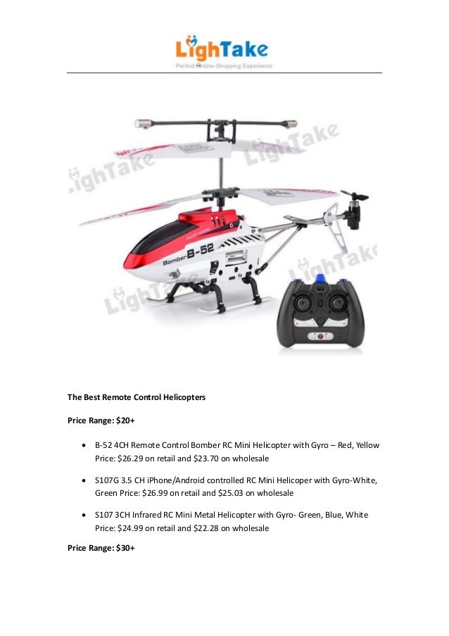 remote control helicopter range