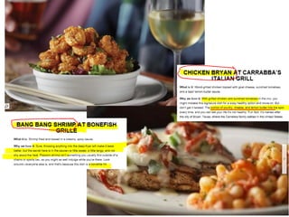 Best restaurant dishes cheesecakefactry