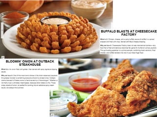 Best restaurant dishes cheesecakefactry