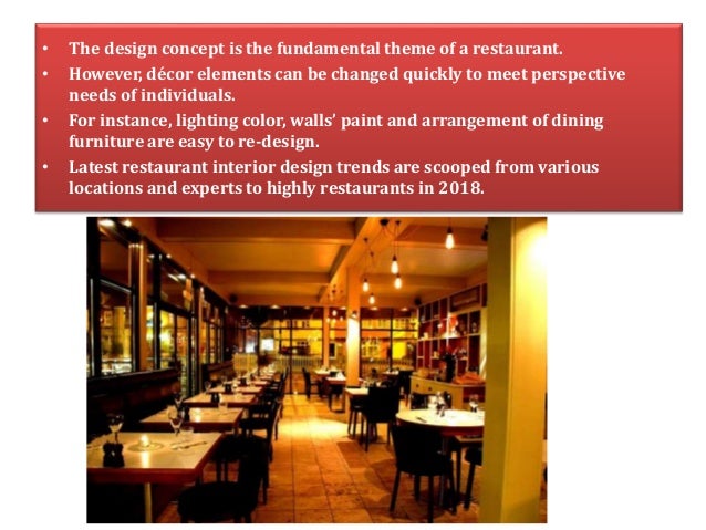 Best Restaurant Interior Designing Trends