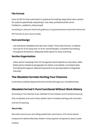 Best Resume Format 2026: Which One Actually Gets You Hired? | PDF