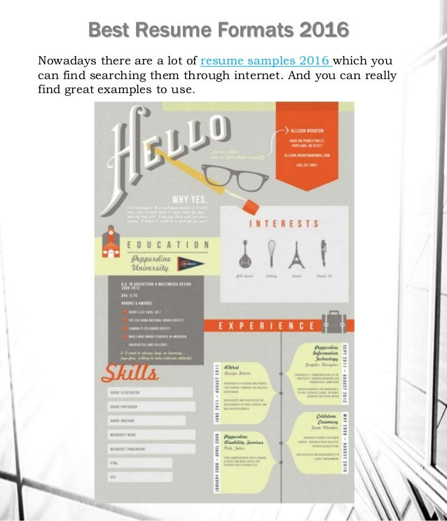 the best resume templates
