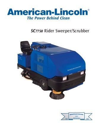 SC7750 Rider Sweeper/Scrubber
 