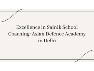 Best Sainik School Coaching in Delhi.pptx