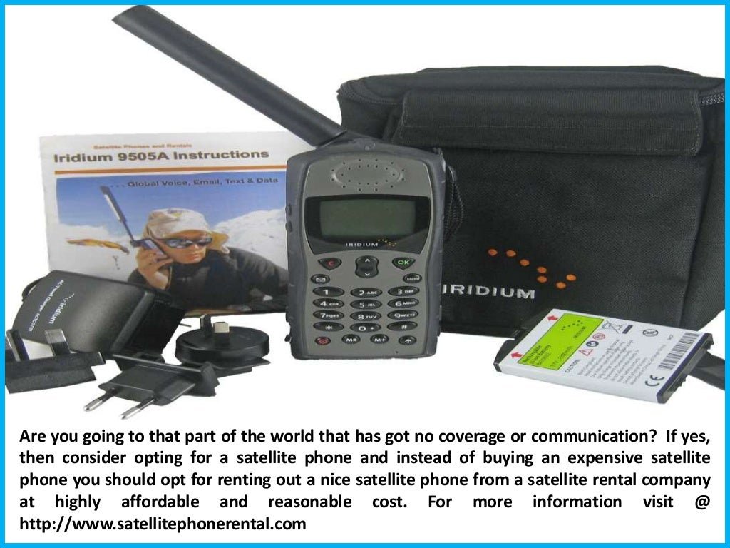 Choose the Best Satellite Phone Rental Service Plan