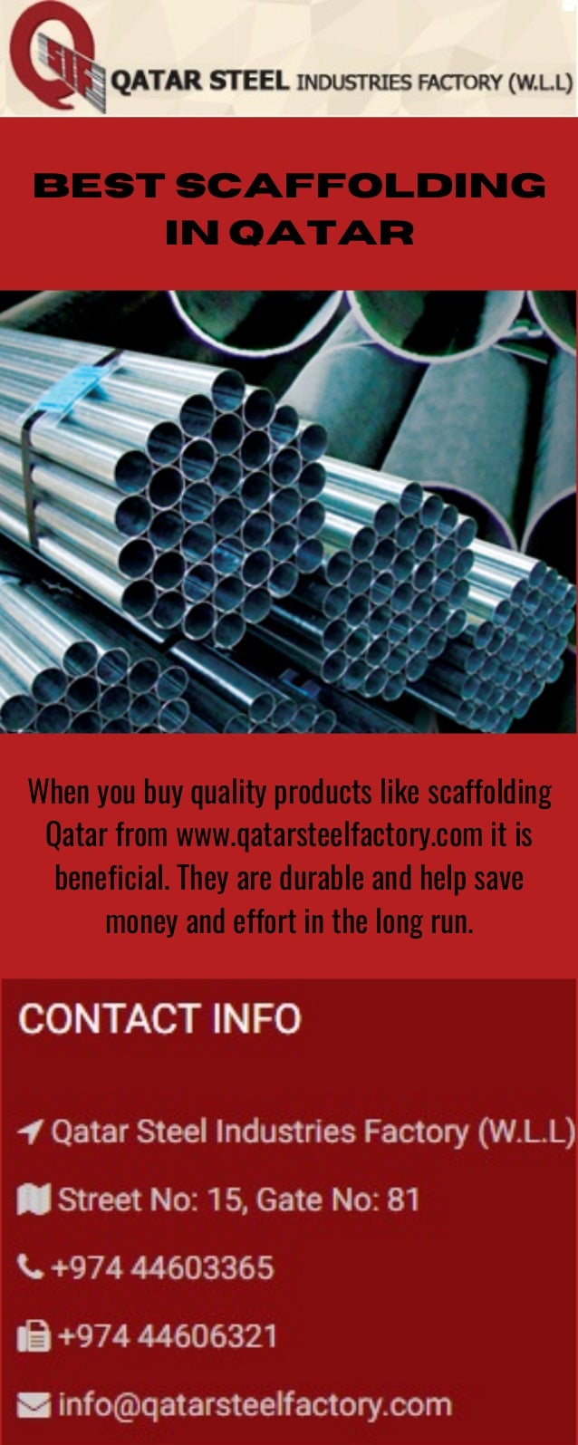 Best Scaffolding in Qatar
