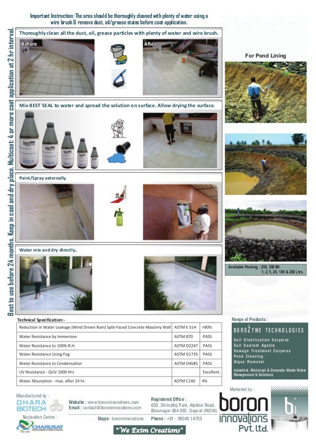 Best`seal waterproofing agent