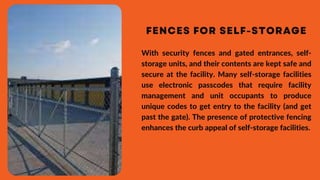 Best Self Storage Security Cameras Solutions | PPT