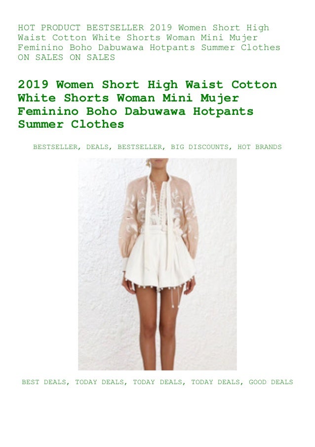 womens high waisted cotton shorts