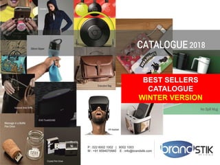 BEST SELLERS
CATALOGUE
WINTER VERSION
 